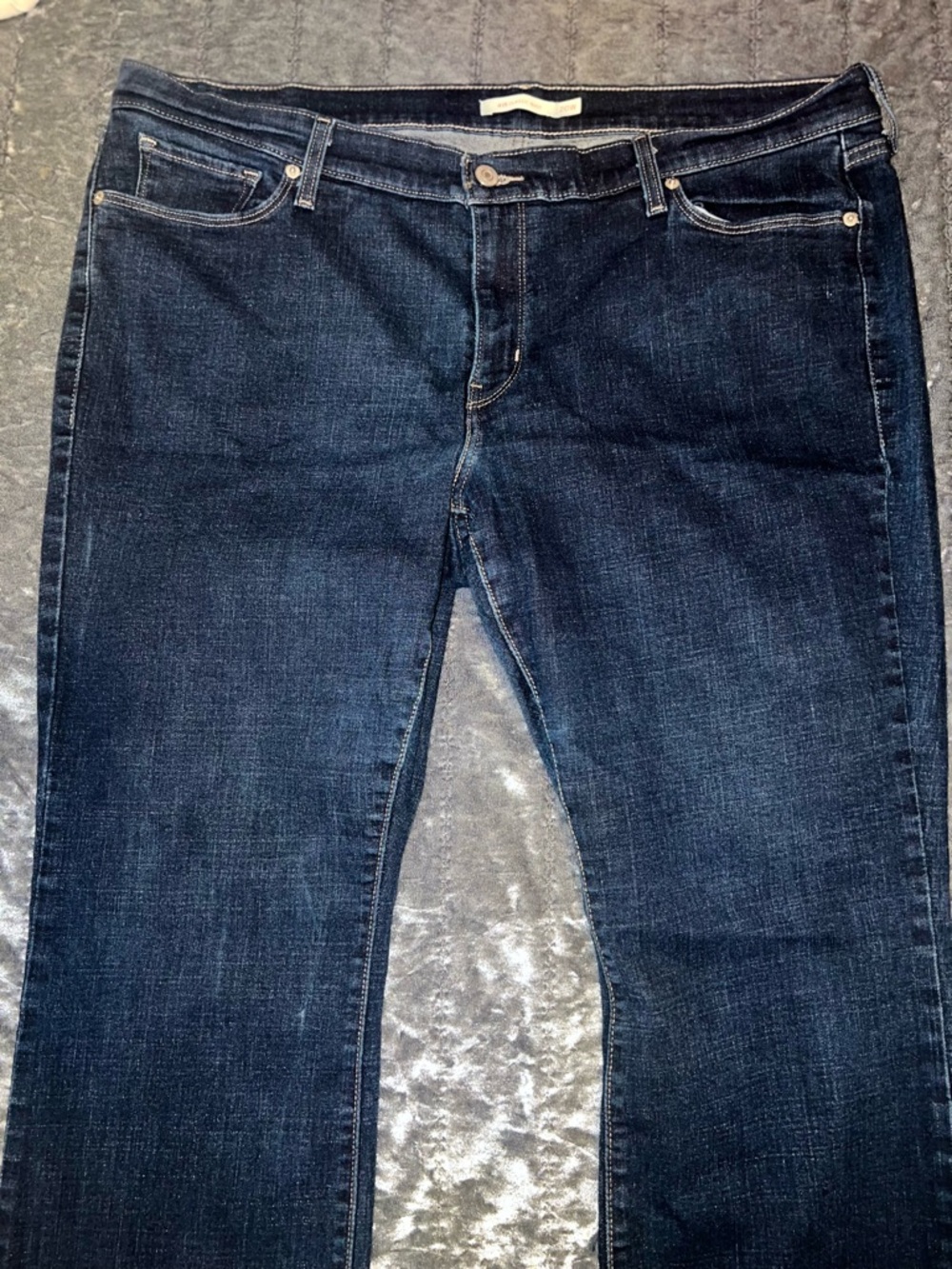 Levi's Women's Boot Cut Jeans in Dark Blue